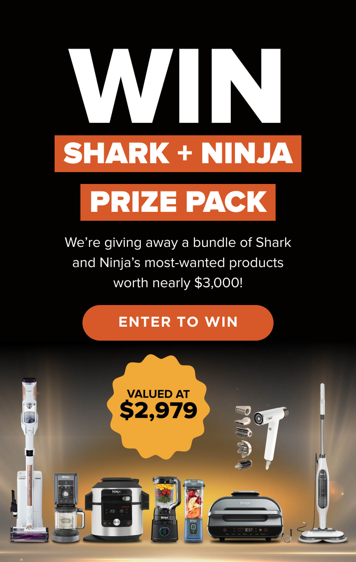 Win Shark and Ninja prize pack