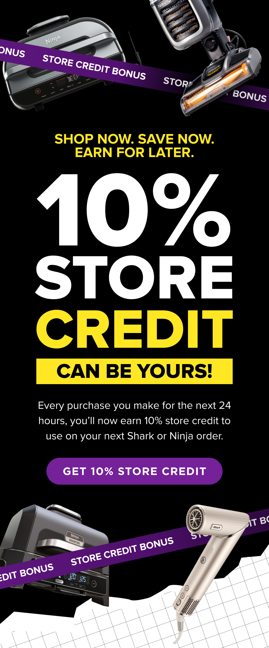 10% Store Credit Can Be Yours!