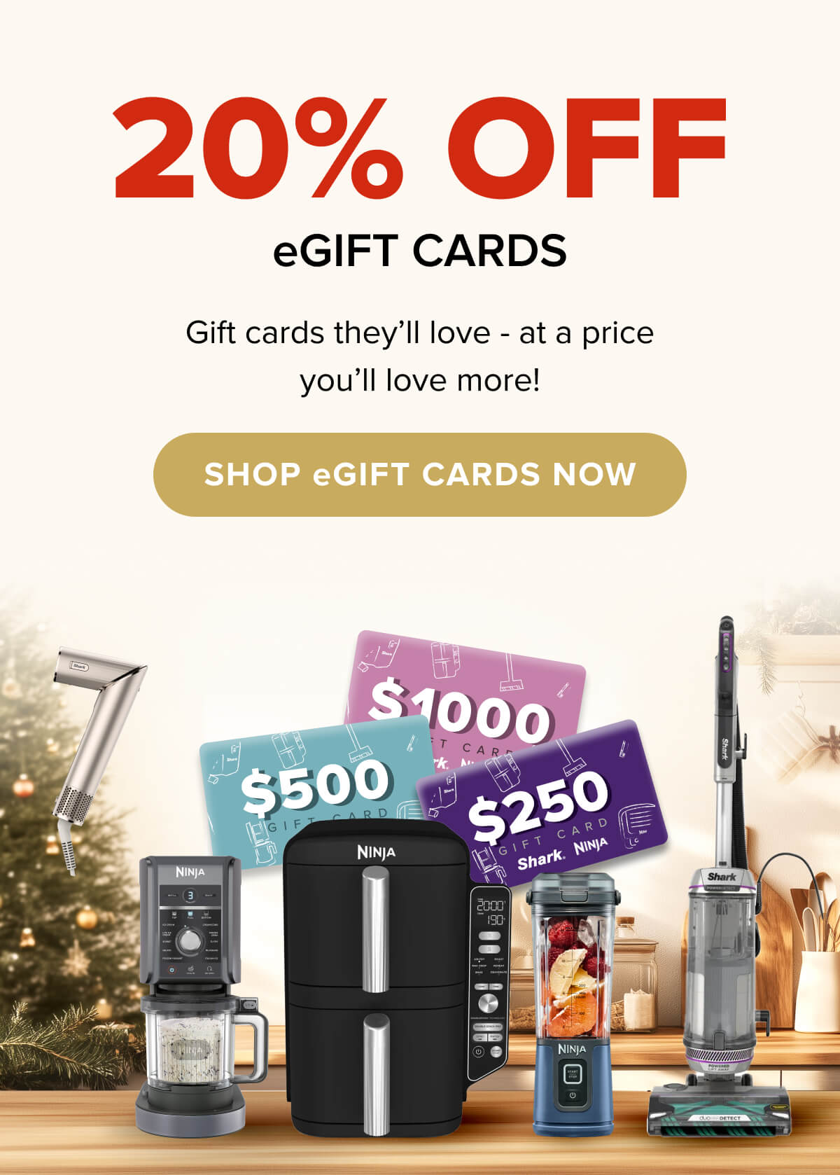 20%  Off eGift Cards