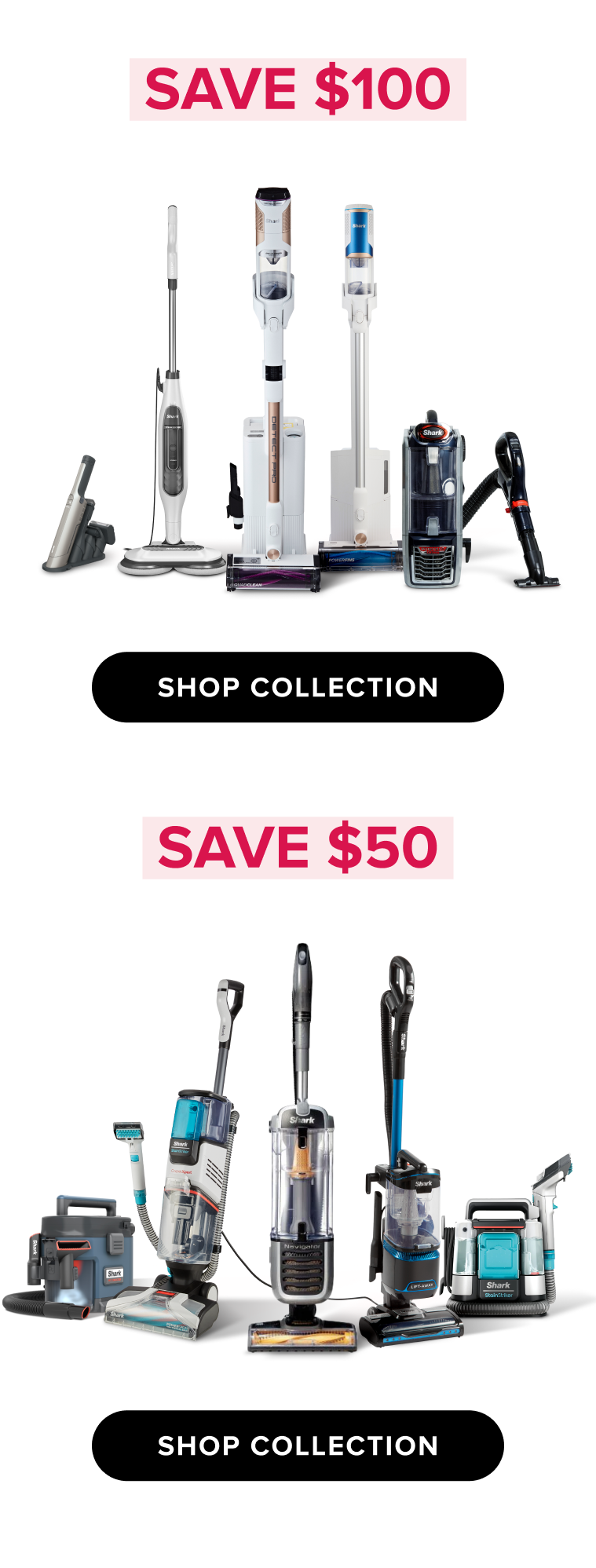 Save $50-$100 - SHOP COLLECTION