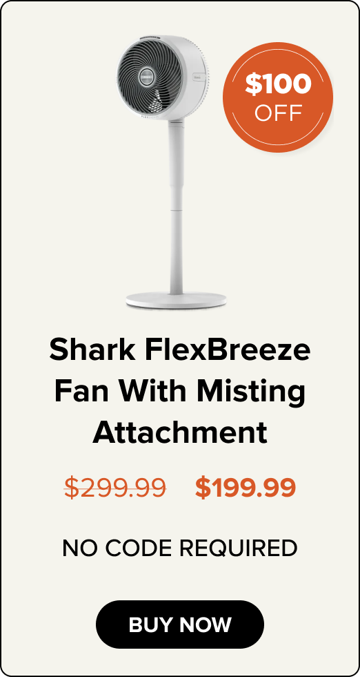 Shark FlexBreeze Fan With Misting Attachment