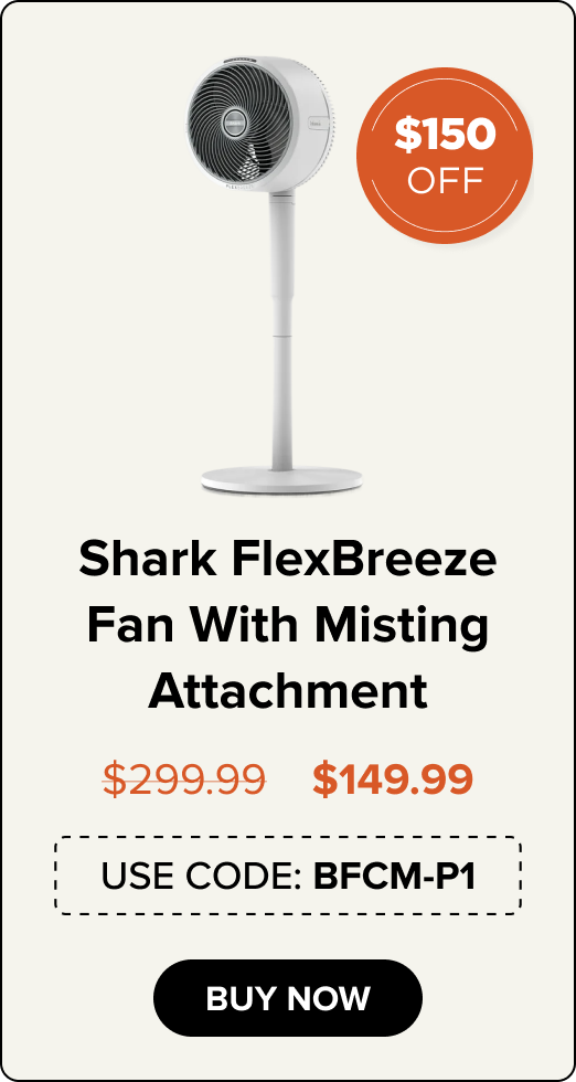 Shark FlexBreeze Fan With Misting Attachment