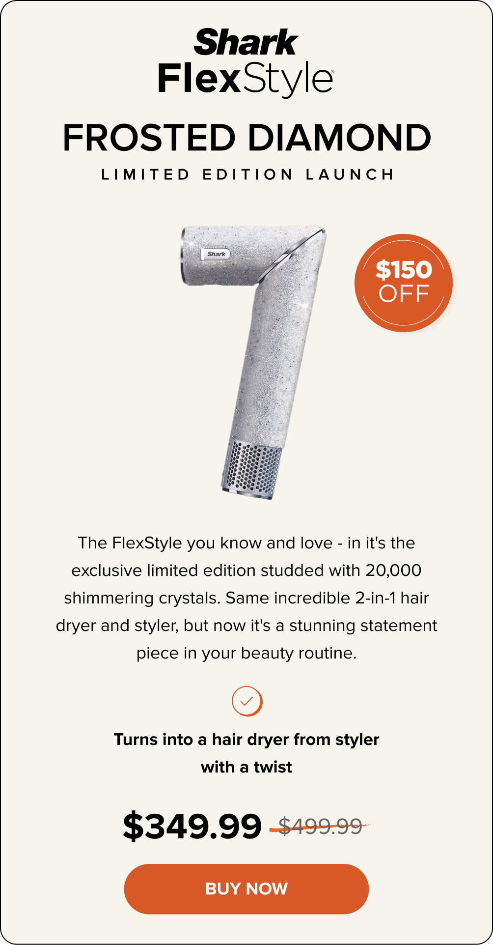 Shark FlexStyle Frosted Diamond. Buy now