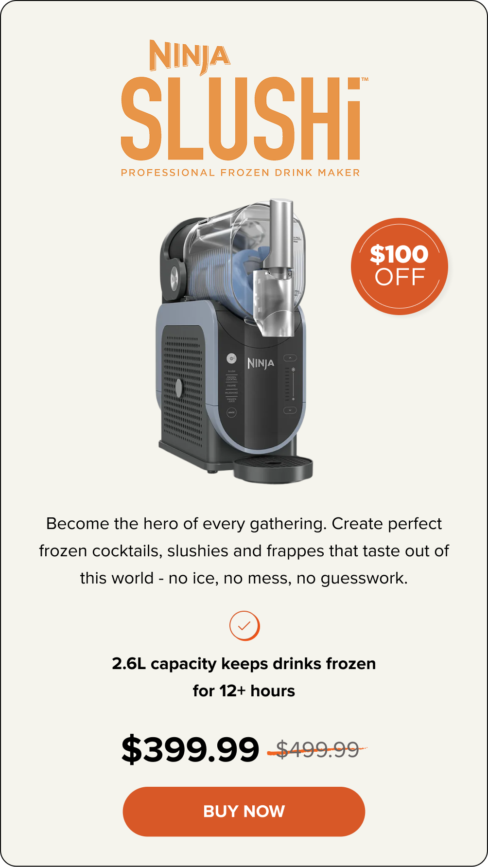 Ninja SLUSHi Professional Frozen Drink Maker. Buy Now