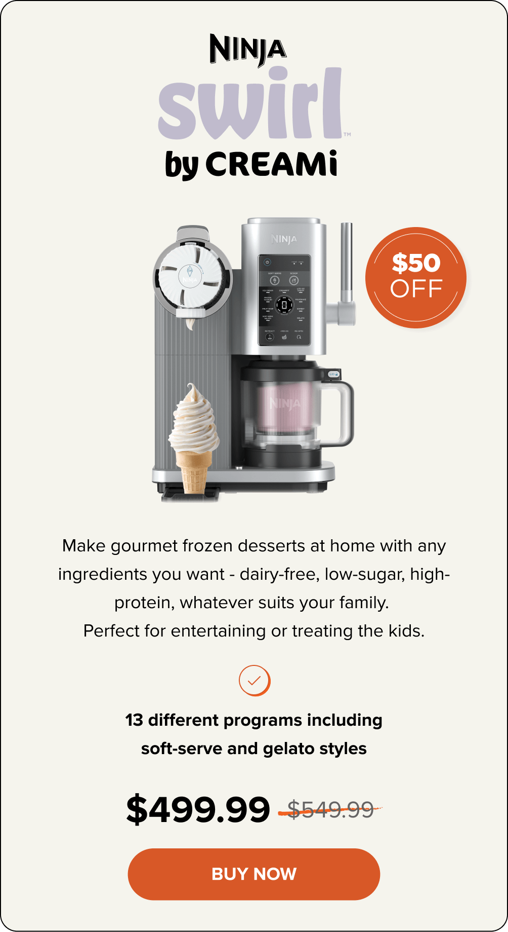 Ninja Swirl by CREAMi. Buy now