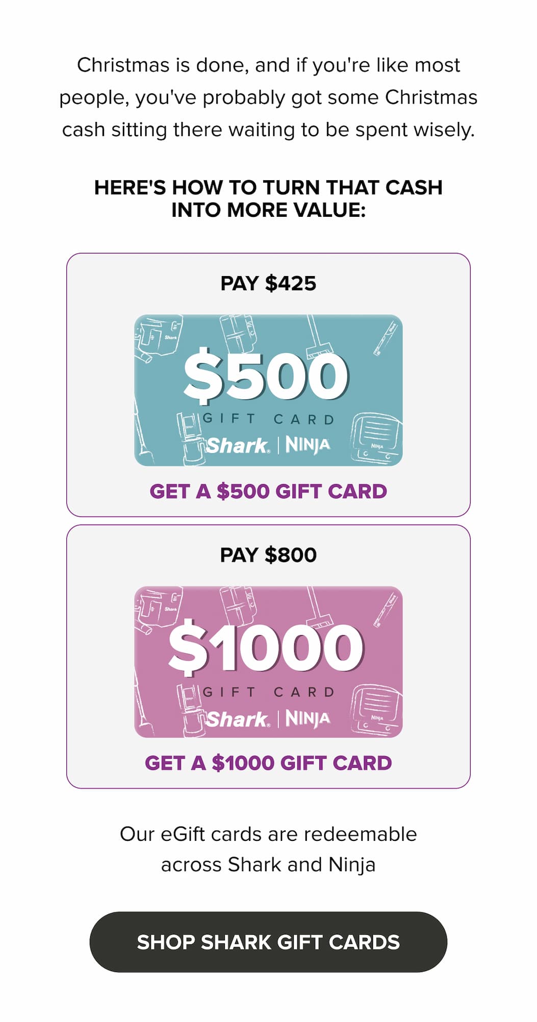 Christmas is done, and if you're like most people, you've probably got some Christmas cash sitting there waiting to be spent wisely.