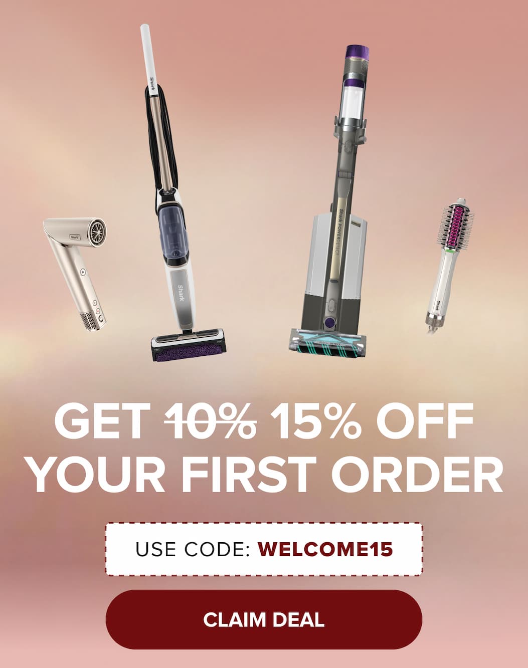 48 hours only: Love at First Shark. Get 15% off your first order with code: WELCOME15. CLAIM DEAL.