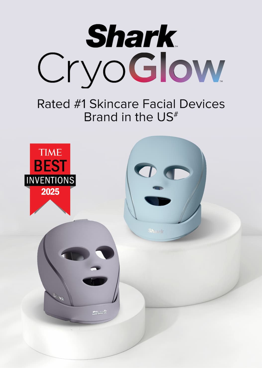 Shark CryoGlow Rated #1 Skincare Facial Devices Brand in the US#