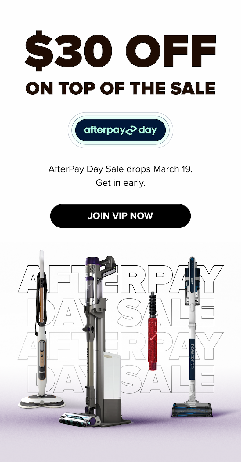 $30 OFF on top of the sale. AfterPay Day Sale drops March 19. Get in early.