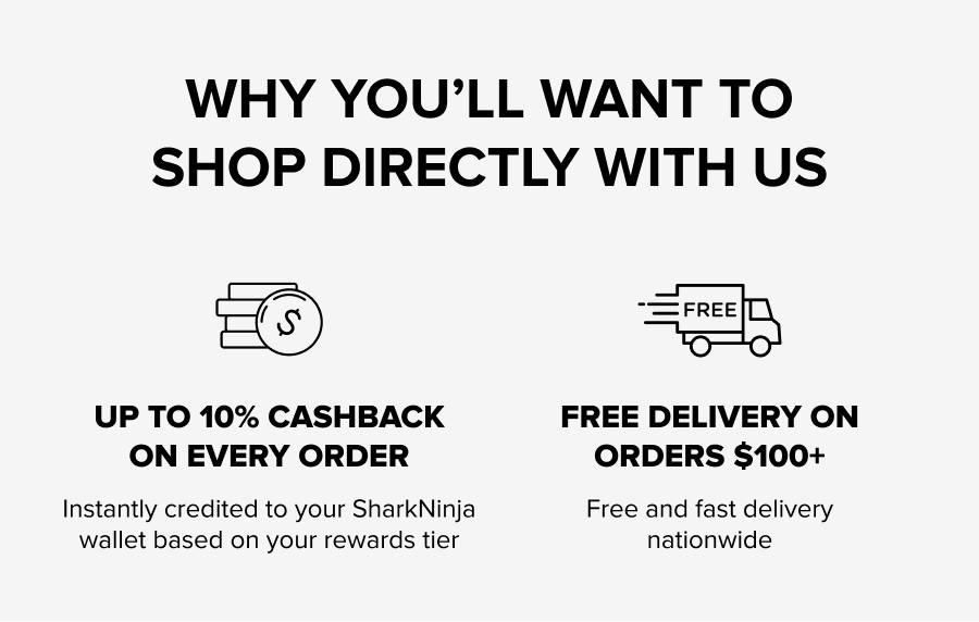 Why you'll want to shop direct with us. 