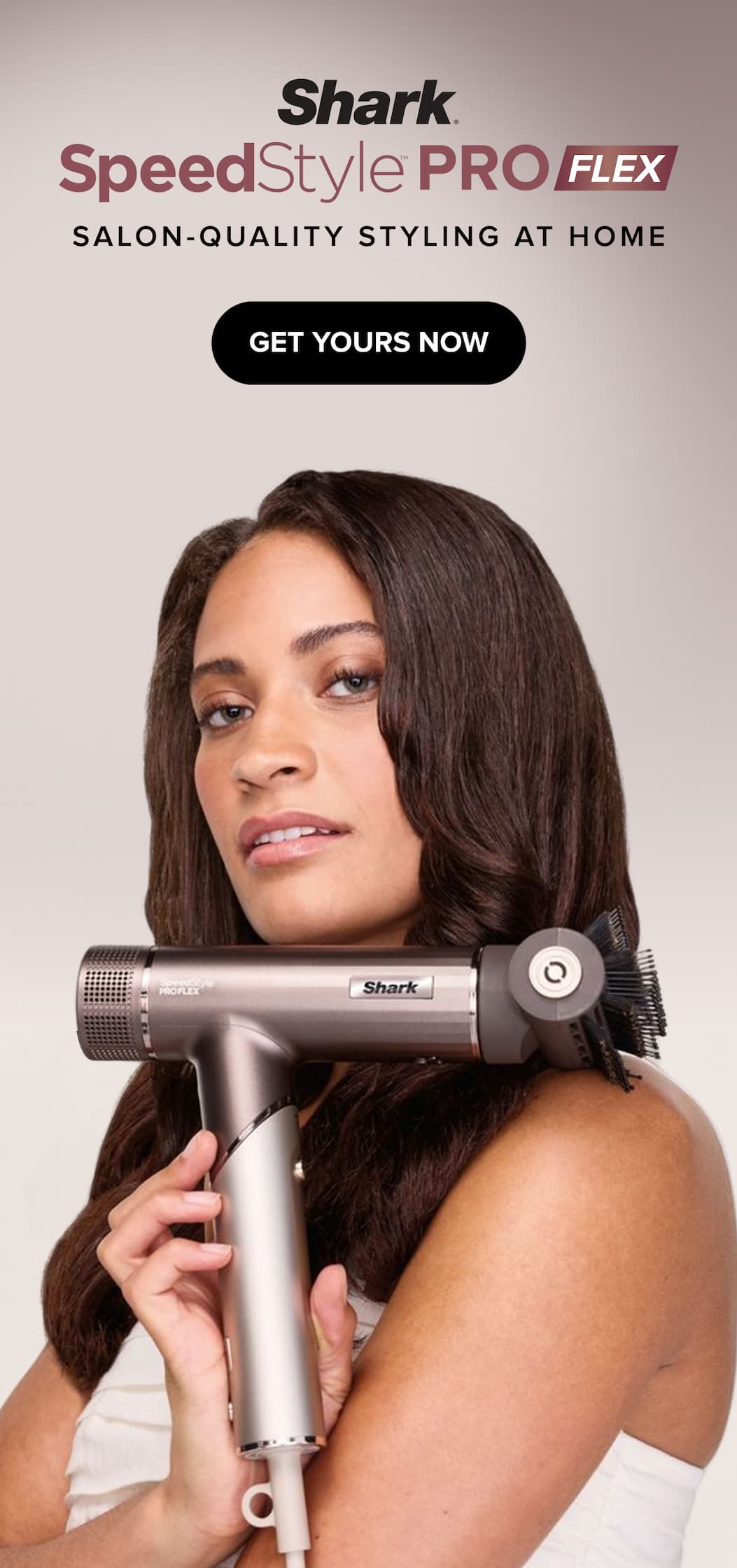 Transform your routine with the Shark SpeedStyle PRO FLEX Hair Dryer—salon-quality styling at home with no heat damage. Click to get yours now!