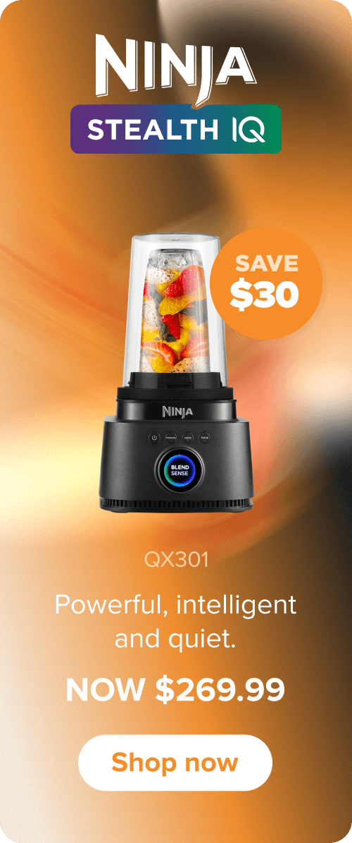 Ninja Stealth IQ. QX301. Powerful, intelligent and quiet. Now $269.99. Save $30. Shop now.