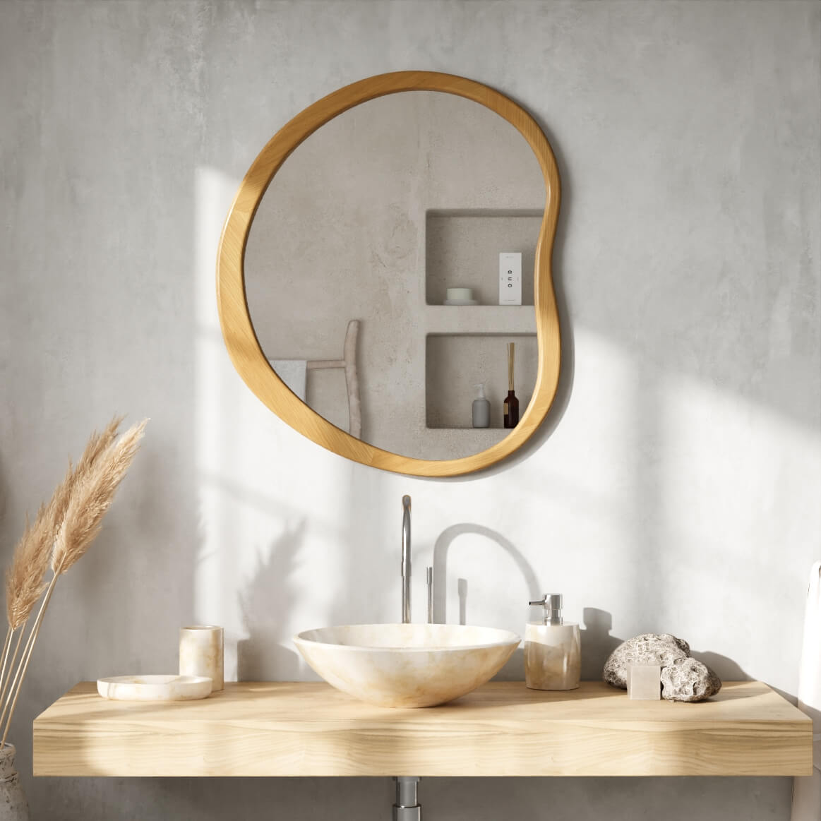 מראת Capsola עץ