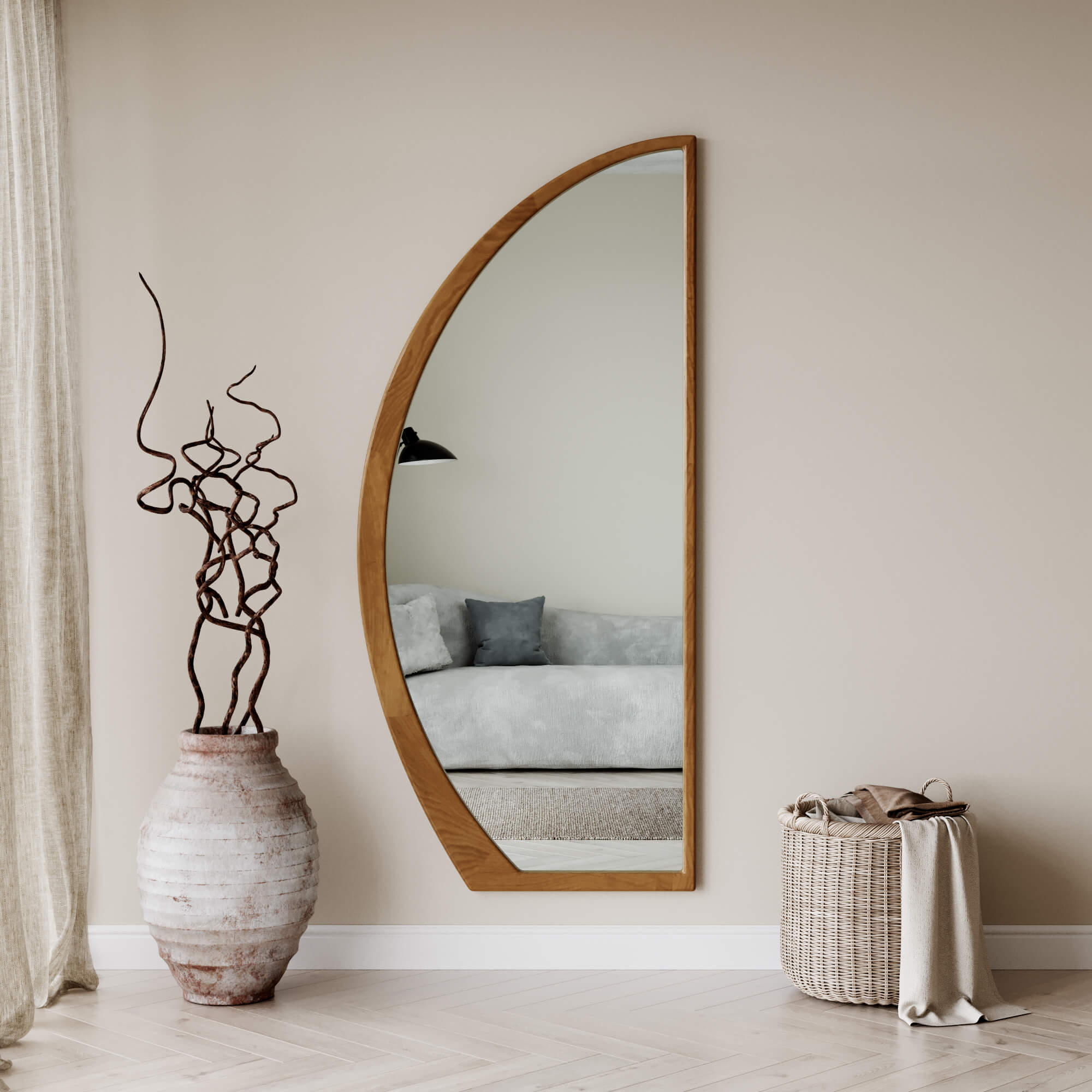 מראת גוף Half Moon Left