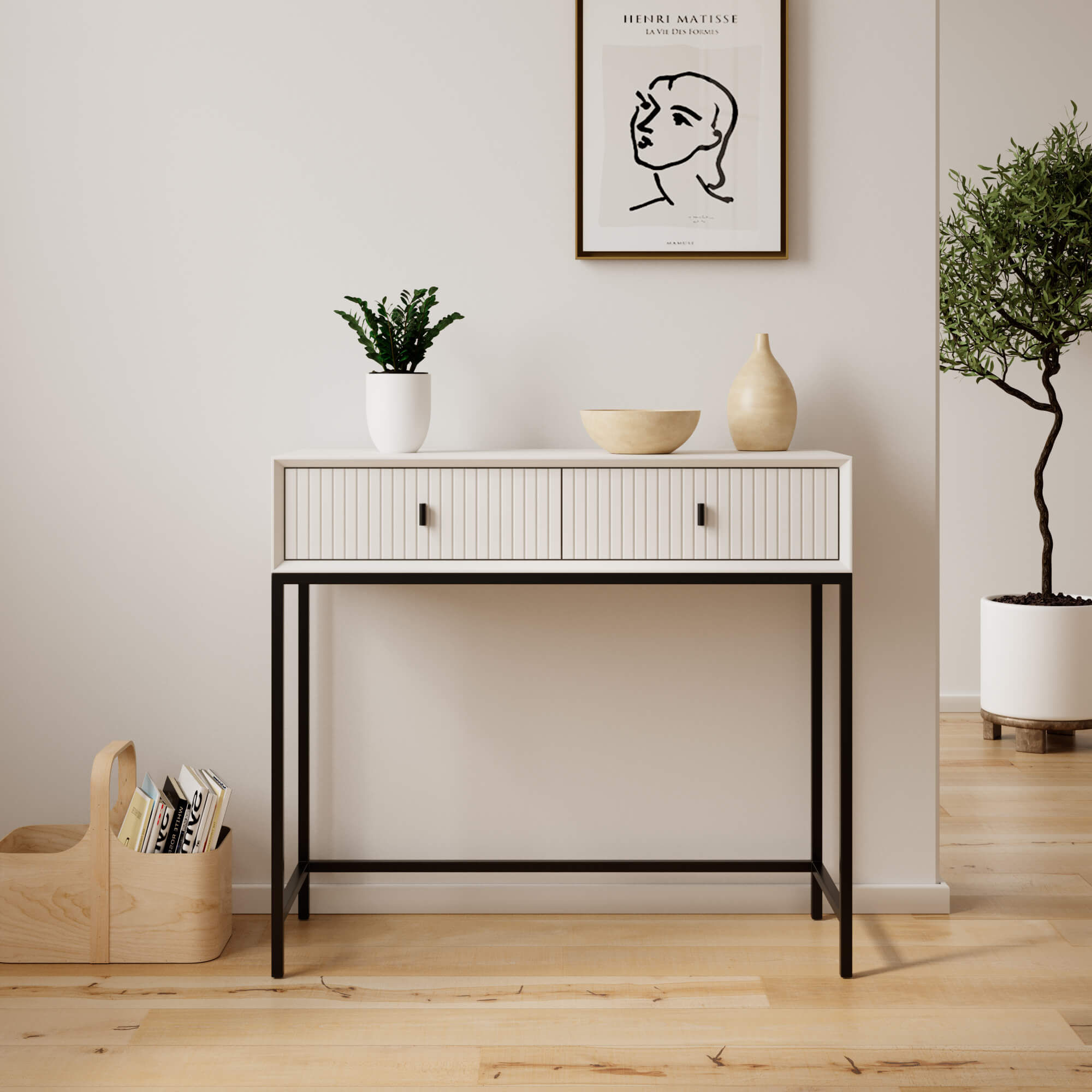 קונסולה Manila White