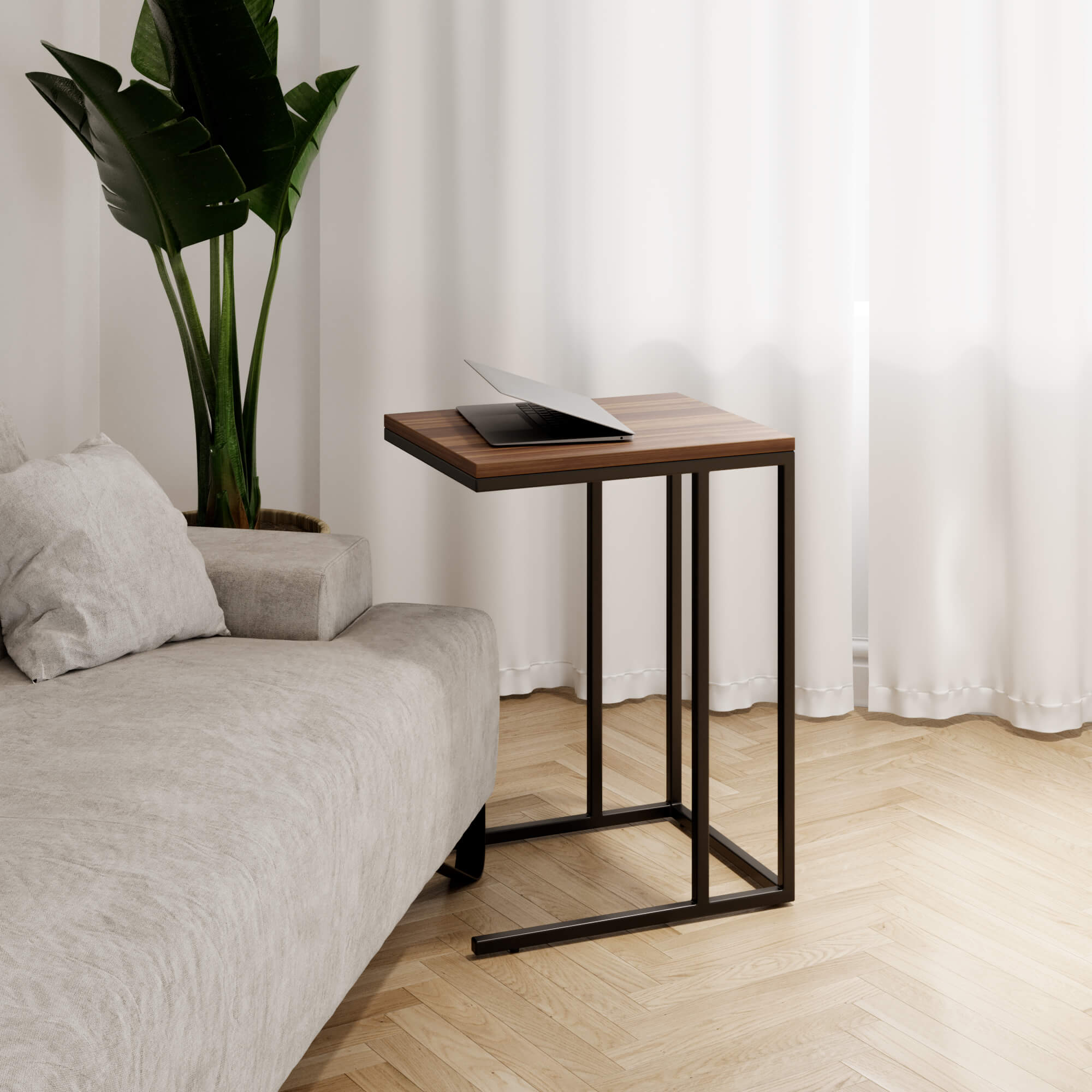 שולחן צד Refael אגוז