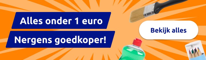 Ontdek alles onder 1 euro