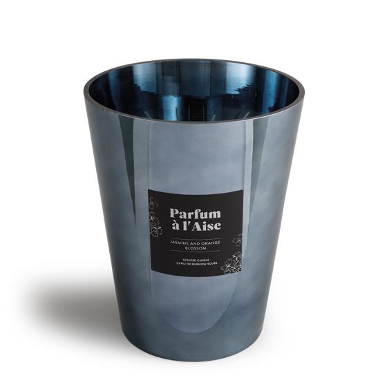 XL geurkaars in luxe houder - Jasmijn & oranjebloesem