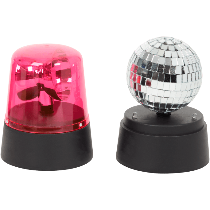 Discobal en zwaailicht