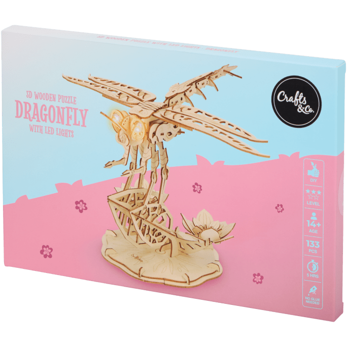 Crafts & Co 3D houten puzzel met ledverlichting
