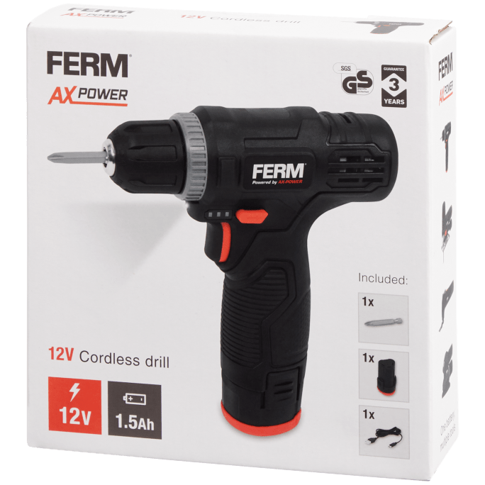 FERM draadloze boormachine