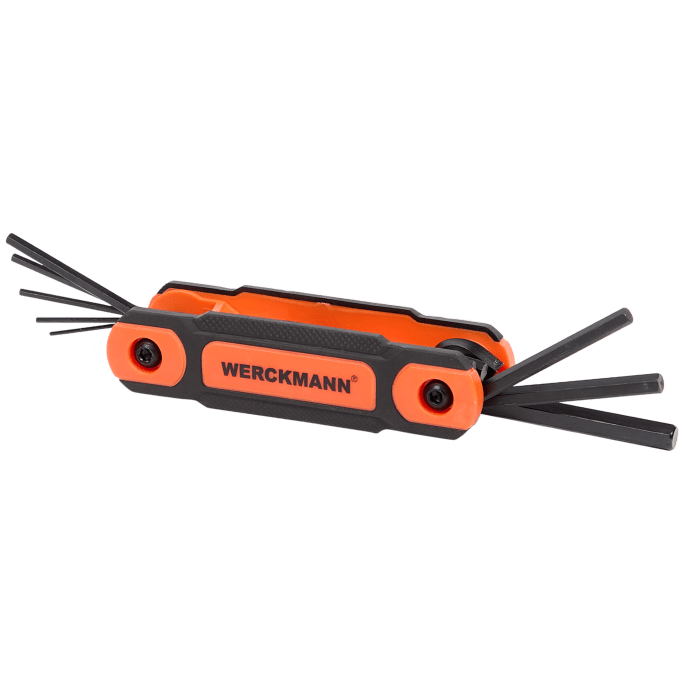 Werckmann opvouwbare inbus- of torxsleutelset