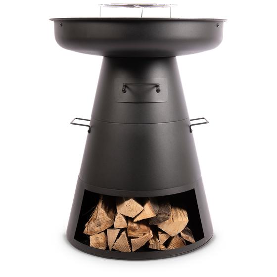 Vuurkorf met bakplaat & grill