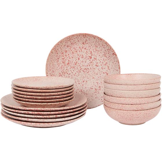 Serviesset Eclipse Speckle - roze