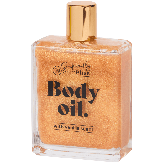 Skin Bliss lichaamsolie met glitters