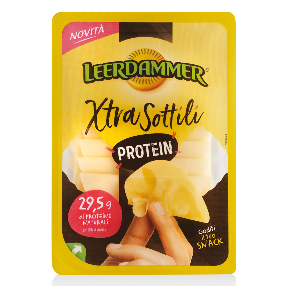 LEERDAMMER Finesse proteines szeletelt sajt, 80 g