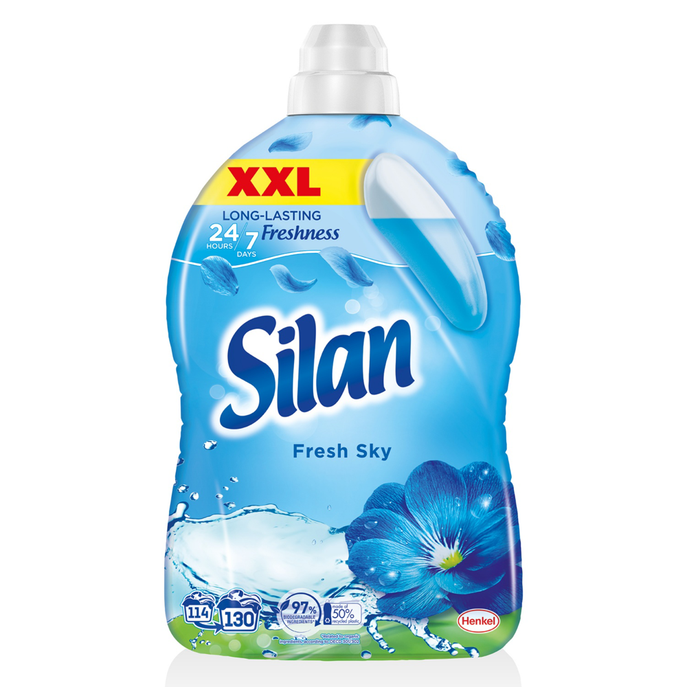 SILAN Öblítő Fresh Sky 130 mosáshoz elegendő, 2,86 liter