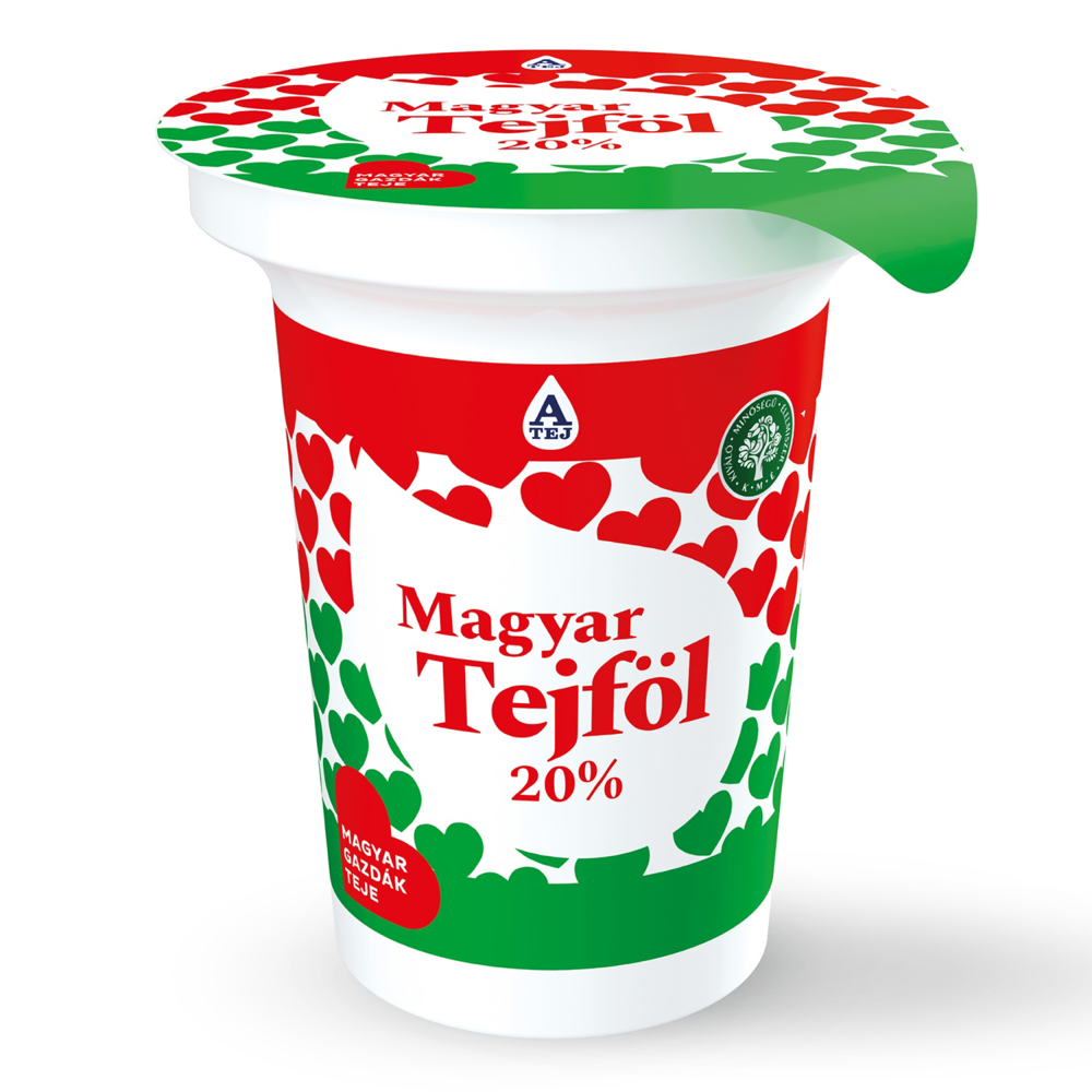 MAGYAR Tejföl  20% zsírtartalom, 330 g