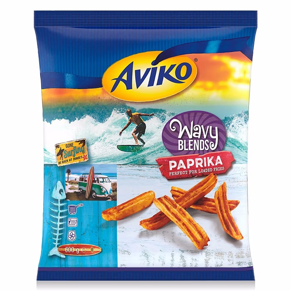 AVIKO Hullámos hasábburgonya parikás, 600 g