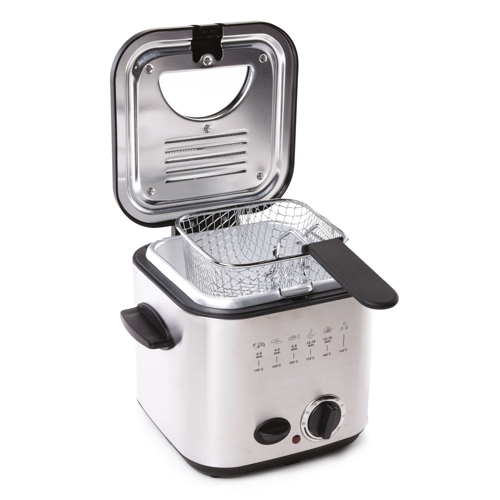 AMBIANO Mini fritőz, 3 év jótállás