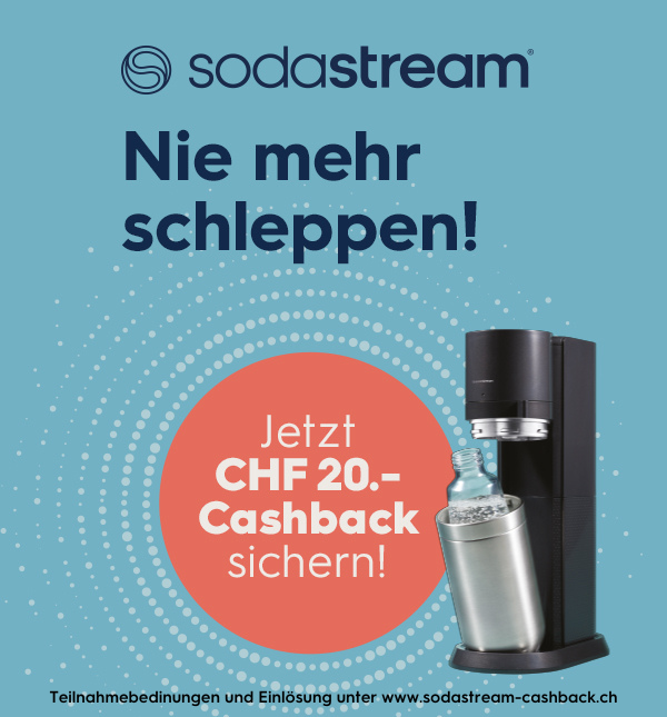 Jetzt CHF 20.-Cashback sichern! 