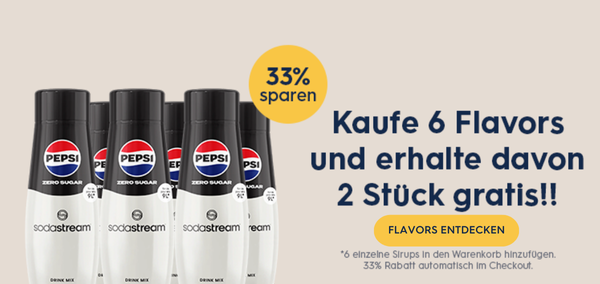 Kaufe 6 Flavors und erhalte davon 2 Stück gratis! - FLAVORS ENTDECKEN 