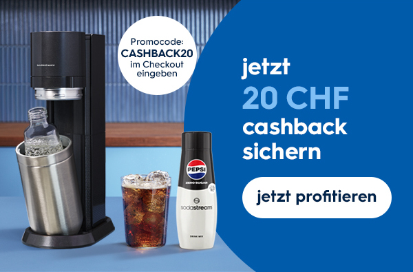 jetzt 20 CHF cashback sichern