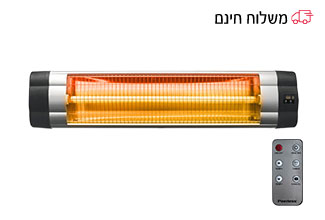 מקרן חום אינפרא 3000W עם שלט וצג LED