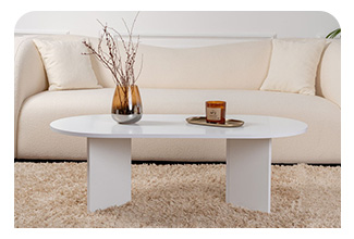 שולחן סלון ברוחב 119 סמ בצבע אבן 