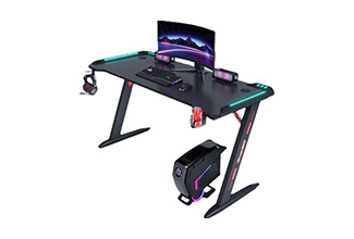 שולחן גיימר מעוצב עם תאורה דגם אקסטרים