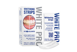 מדבקות להלבנת שיינים 28 יחידות White Pro