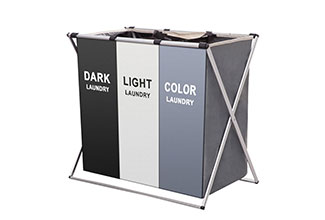 סל כביסה מחולק ל 3 תאים