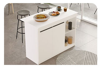 אי למטבח בעיצוב מודרני עם שטח אחסון דגם אייס