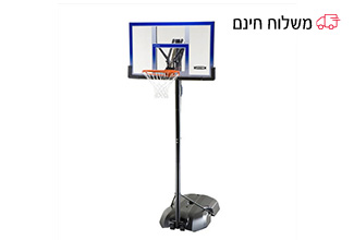 מתקן סל עם מסגרת מתכת ולוח עמיד לשברים בגודל 48 אינץ