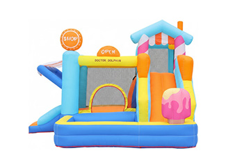 מתקן מתנפח בעיצוב חנות ממתקים