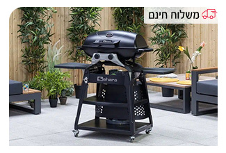 גריל גז 2 מבערים דגם STORM 14,000 BTU