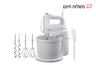 מיקסר יד עם קערה 3 ליטר
