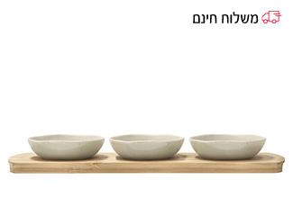 סט מגש עם 3 קערות Shoku