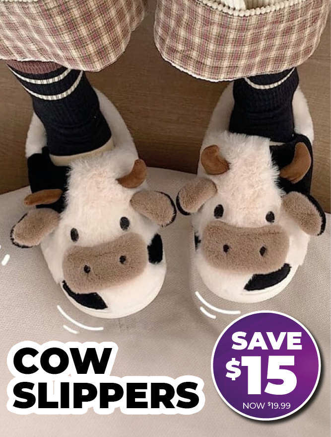 Cow Slippers