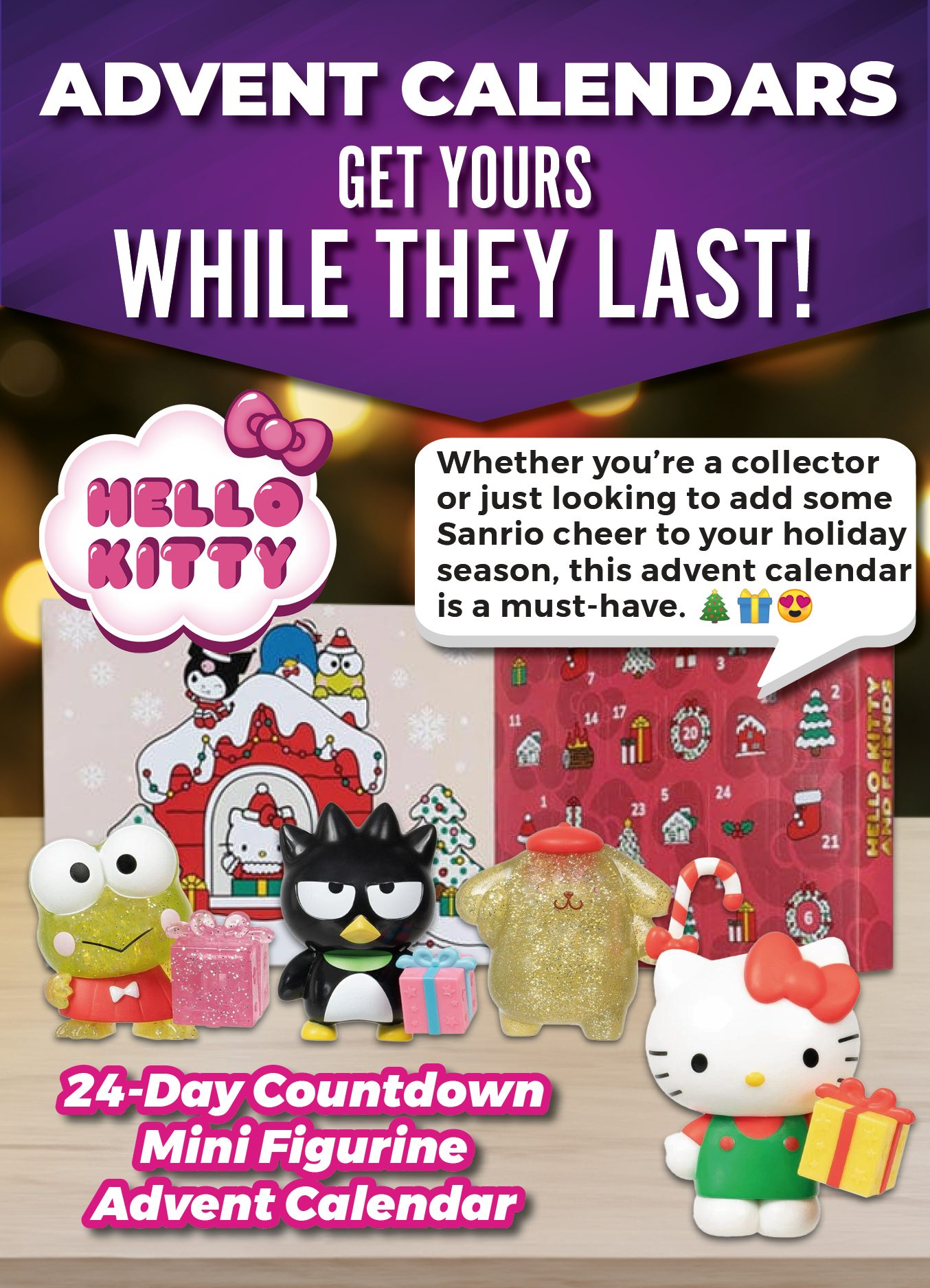 24 Day Mini Figurine Advent Calendar